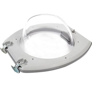 Hotpoint WMD962 UK Replacement Door Frame & Glass (Graphite)