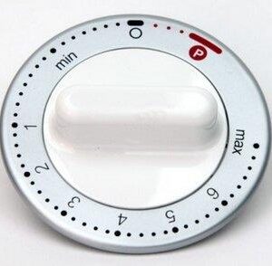 Kenwood KM331 Control knob assembly -white /silver