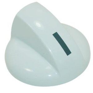 Carlton Oven White Control Knob. Genuine Part Number 157240512