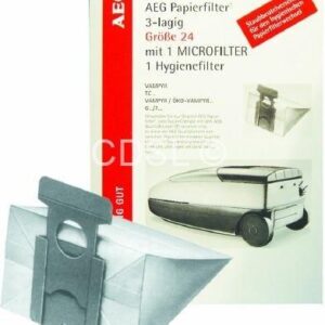 Electrolux Group Paper dust bag GR24S. Includes filters