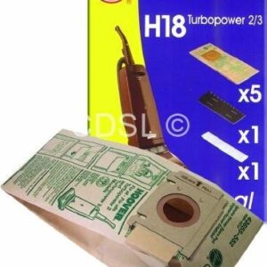 Hoover H18 Dust Bag and Filter Set - pack of 5 - to fit Turbopower 2 / 3 Upright Vacuum Cleaners