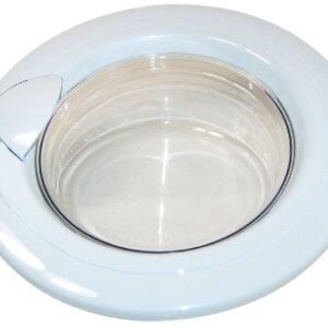 Indesit C00080656 Washing Machine Door Assembly, White