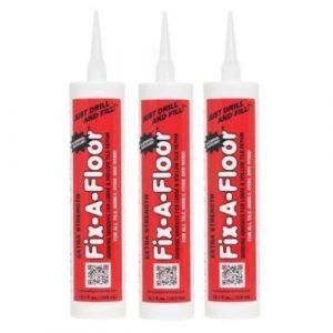 Pack of 3 Fix-A-Floor Extra Strength Bonding Adhesive for Loose and Hollow Tile Repair 10 fl oz / 300ml Tube