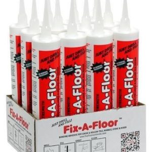 12 x Fix-A-Floor Extra Strength Bonding Adhesive for Loose and Hollow Tile Repair 10 fl oz / 300ml Tube