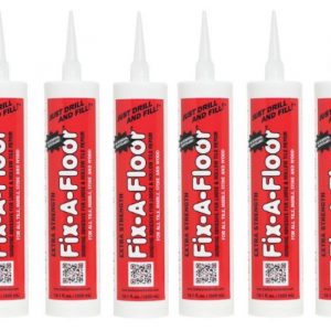 6 x Fix-A-Floor Extra Strength Bonding Adhesive for Loose and Hollow Tile Repair 10 fl oz / 300ml Tube