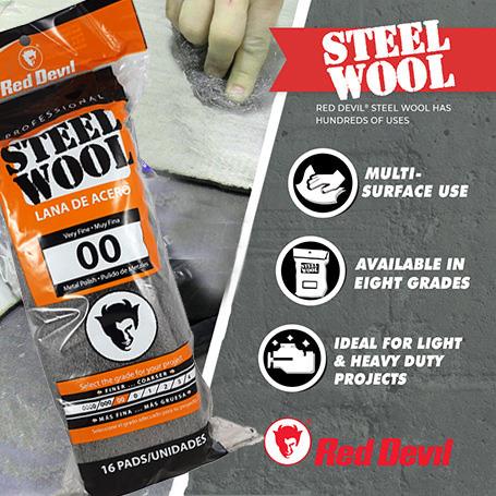 Red Devil Steel Wool-Very Fine #00 - Image 2