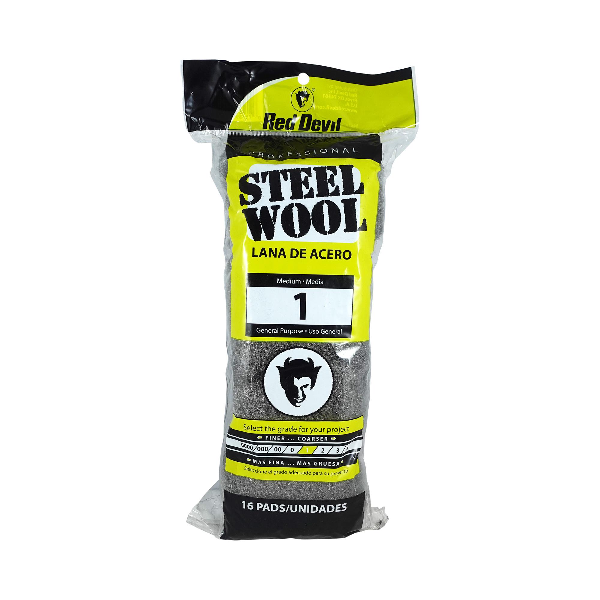 Red Devil Steel Wool-Fine #0 16 Pack