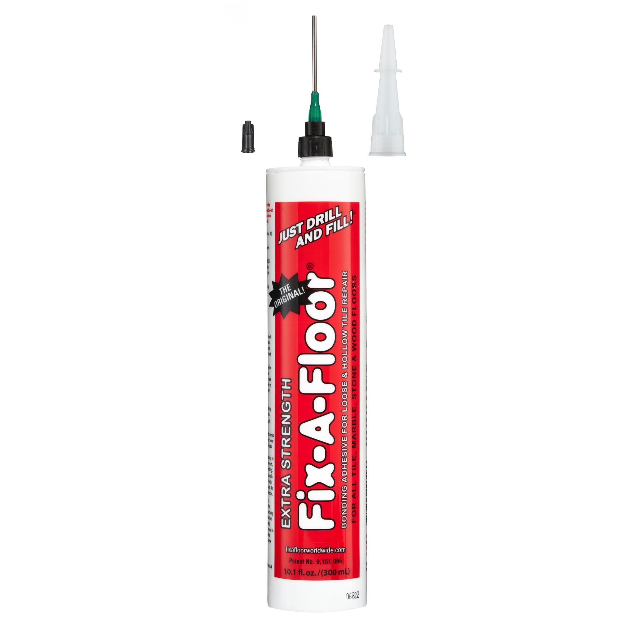 Fix-A-Floor All in One Micro Precision Injector Kit, For Fast Repair of Loose/Hollow & Creaky Tiles, Wood, LVT & Laminate. Includes a Reusable Syringe Adapter & Patented Customisable Tip. (1)