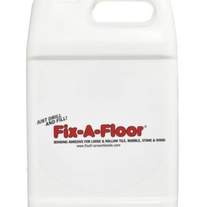 Fix-A-Floor 3 litre Tub (Requires a refillable caulking gun or syringes to apply) Extra Strength Bonding Adhesive for Loose and Hollow Tiles