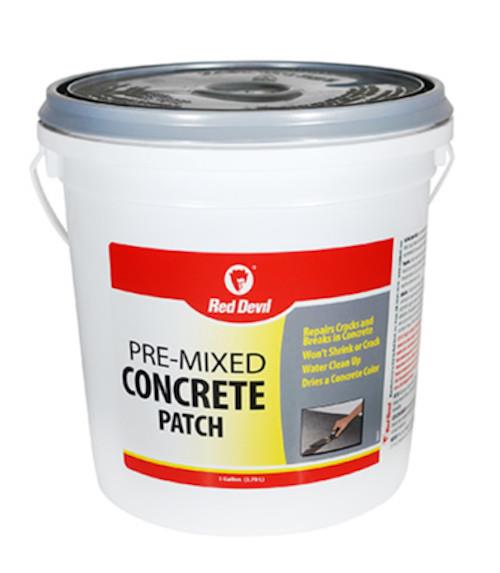 Red Devil Pre-Mixed Concrete Patch - 1 Gallon Tub ready-to-use repair filler